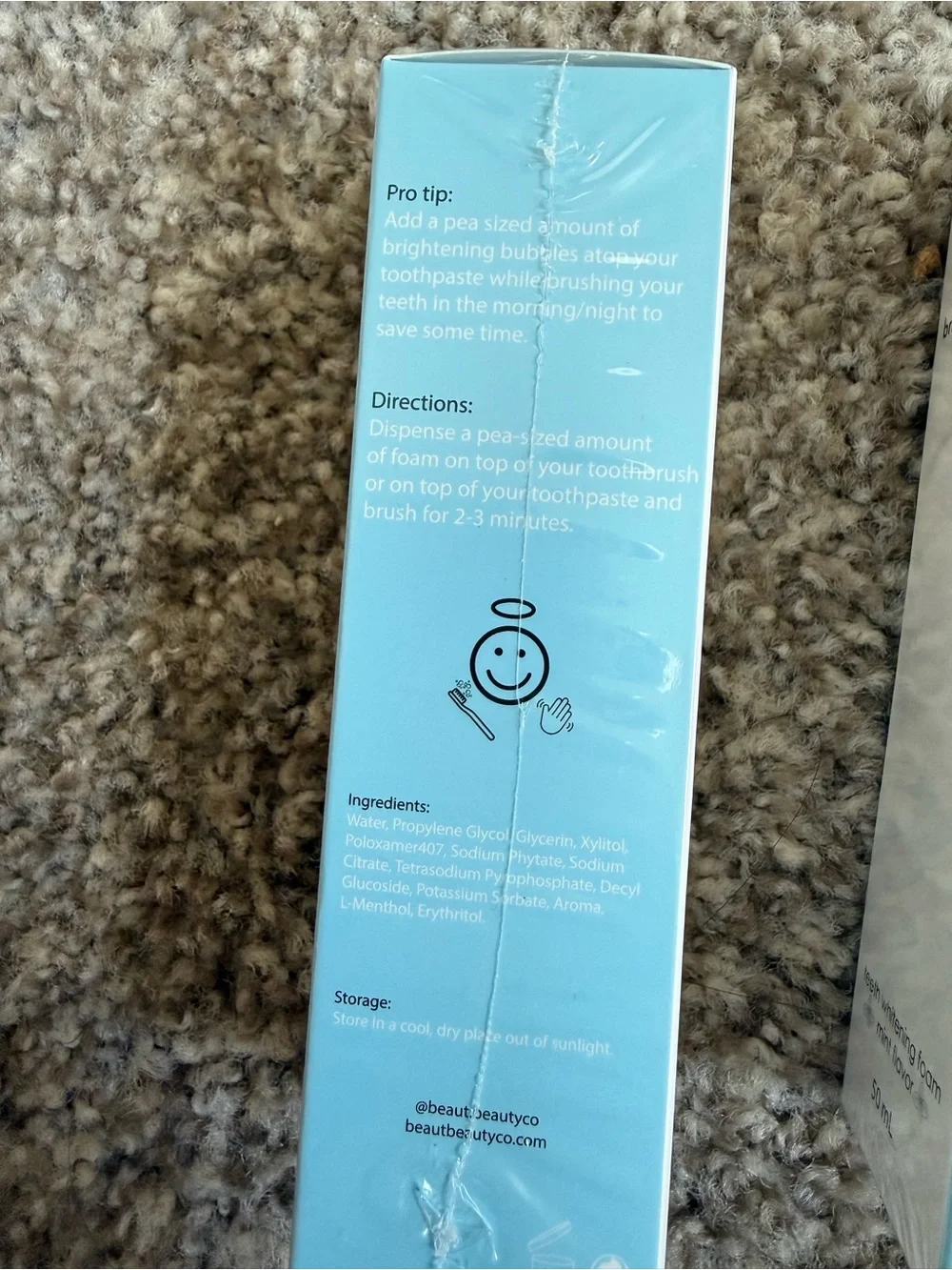 Beaut. Brightening Bubbles Teeth Whitening Foam - Mint